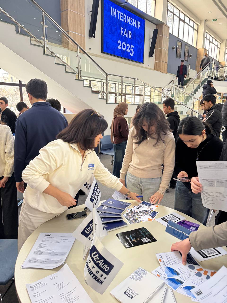 Participation in the WIUT 2025 Annual Internship Fair