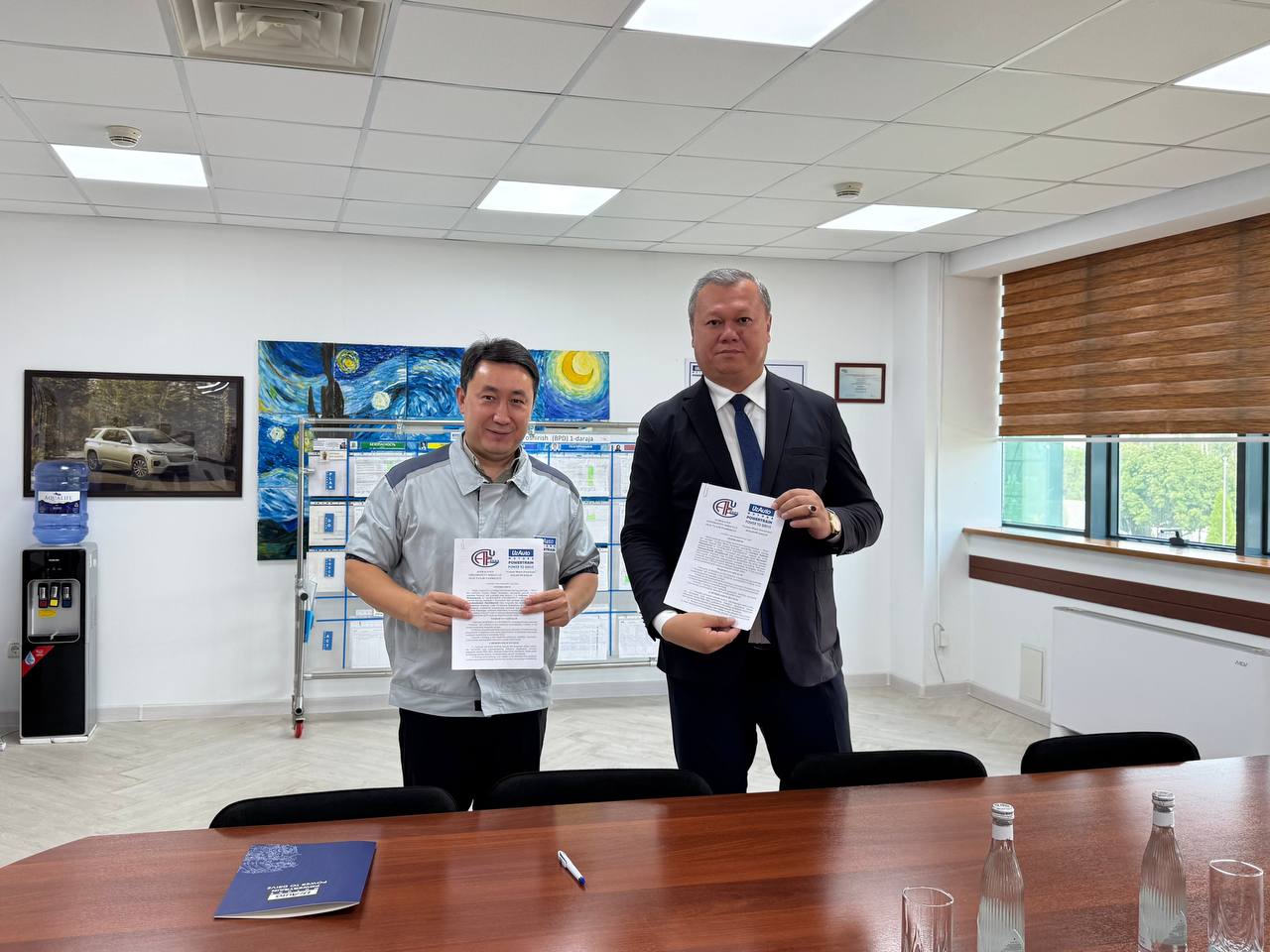 Alfraganus University и UzAuto Motors Powertrain подписали меморандум о сотрудничестве